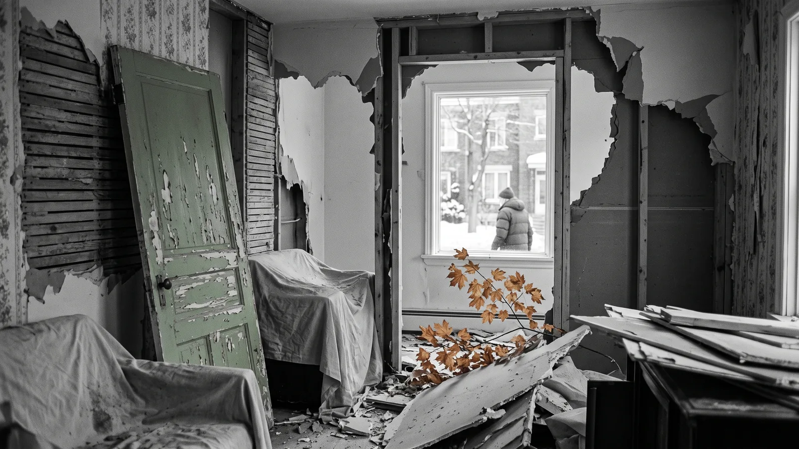 Appartement modeste en démolition sous bâche : pression de rénoviction et harcèlement au Québec