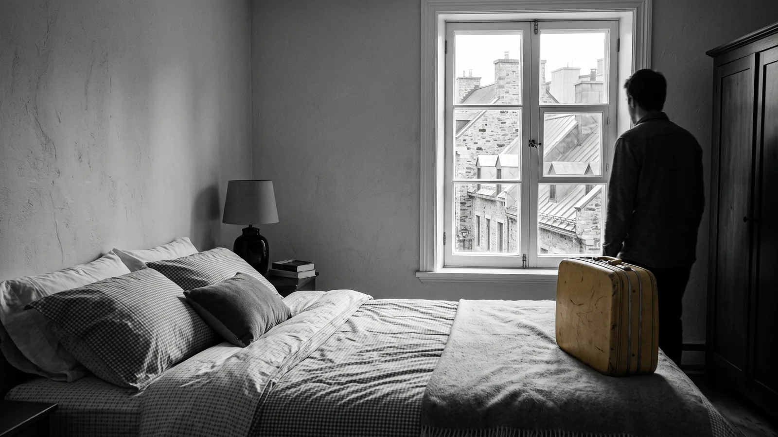 Logement meublé et valise, gel des nouveaux Airbnb au Vieux-Québec